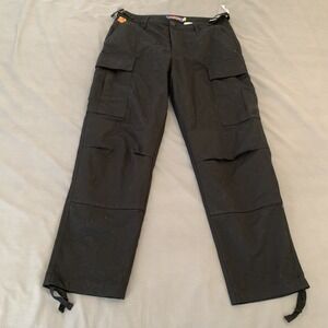 Empyre Cargo Pants Mens 28x30 Black Empyre Stax Loose Fit Adj. Waist Sk8 Street